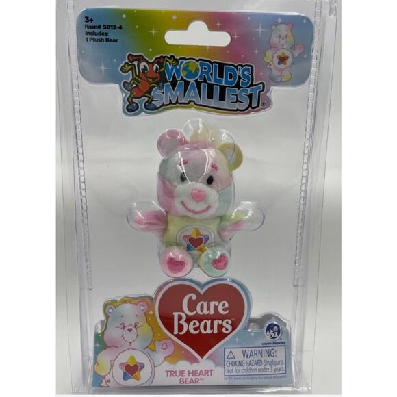 Super Impulse Other - NEW World's Smallest Care Bears Series Collection True Heart‎ Bear SEALED
